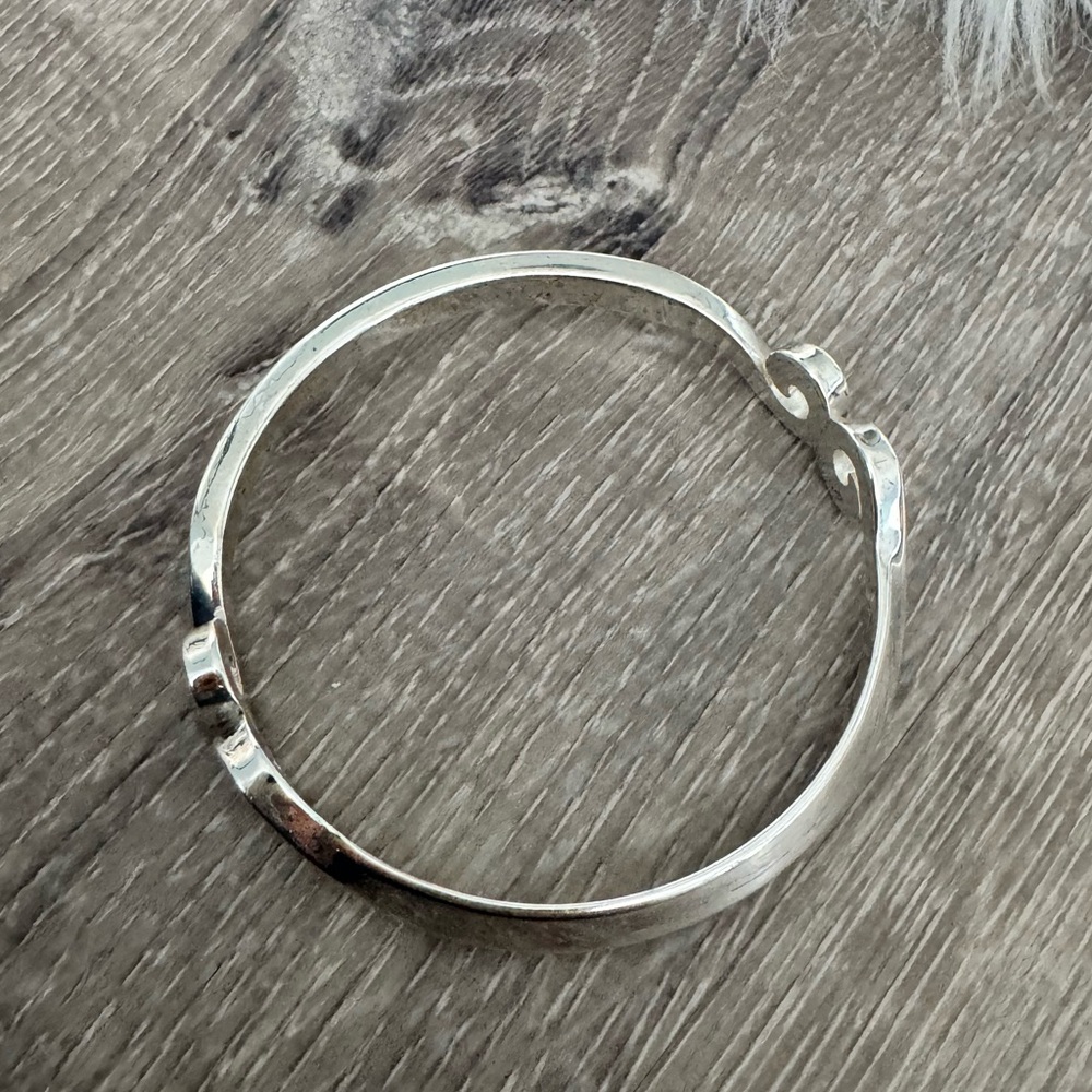 🩷 BRIGHTON Genoa Silver Bangle Bracelet - Picture 4 of 5